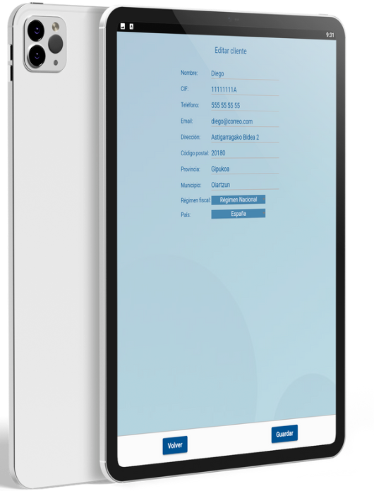 Aplicación móvil TPV | TPV TicketBAI | Binovo BinFact